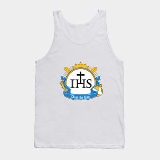 Christ the King Shine Logo (IHS) Tank Top